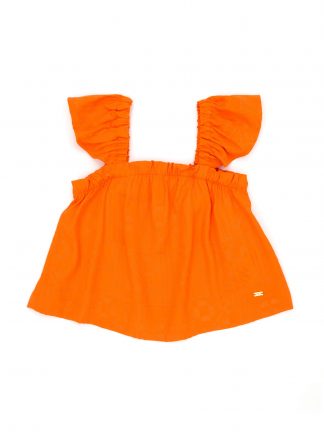 شومیز دخترانه آجری یو اس پولو