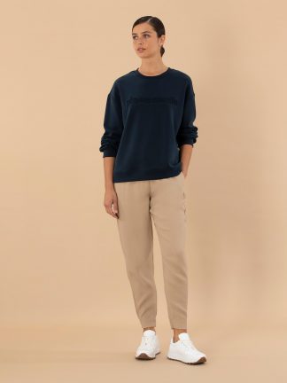 شلوار پارچه ای زنانه بژ پیرکاردین