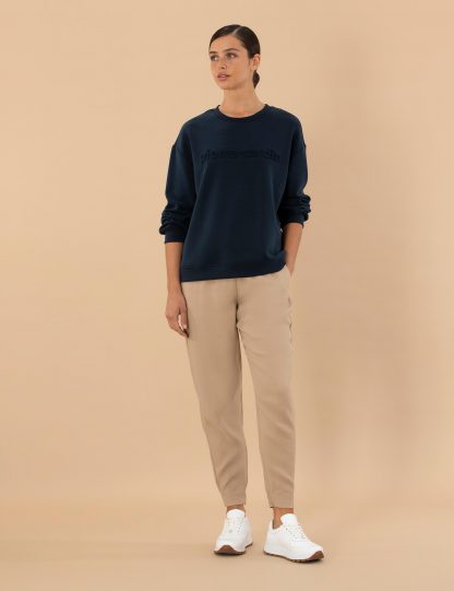 شلوار پارچه ای زنانه بژ پیرکاردین
