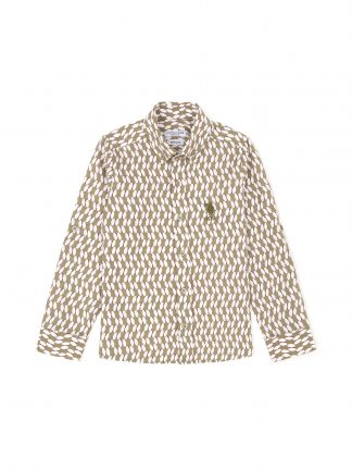 پیراهن پسرانه خاکی روشن یو اس پولو