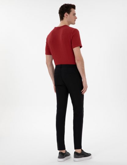 شلوار پارچه ای مردانه مشکی پیرکاردین