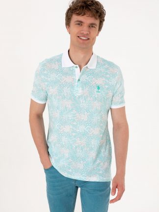 پولوشرت مردانه نعنایی یو اس پولو