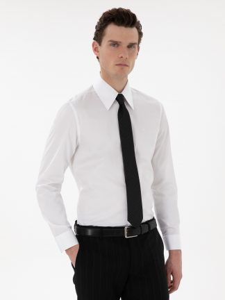 پیراهن مردانه سفید پیرکاردین