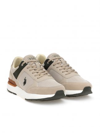 کفش کتانی و اسپرت مردانه بژ یو اس پولو