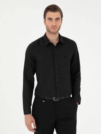 پیراهن مردانه مشکی پیرکاردین