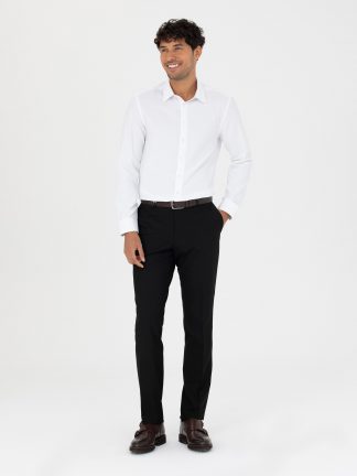 شلوار پارچه ای مردانه مشکی پیرکاردین