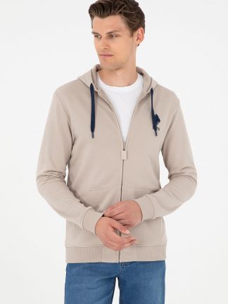 هودی مردانه طوسی یو اس پولو