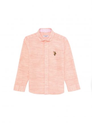 پیراهن پسرانه نارنجی یو اس پولو