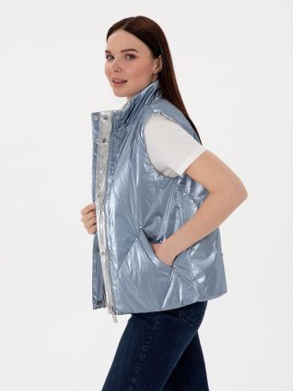 جلیقه ورزشی زنانه خاکستری پیرکاردین