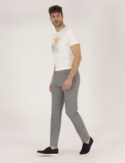 شلوار پارچه ای مردانه خاکستری پیرکاردین