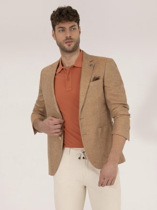 کت مردانه نارنجی پیرکاردین