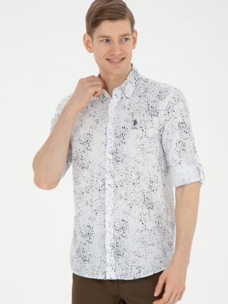 پیراهن مردانه مشکی یو اس پولو