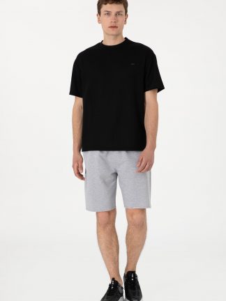 شلوارک مردانه خاکی ملانژ یو اس پولو