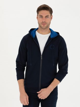 هودی مردانه سرمه ای پیرکاردین