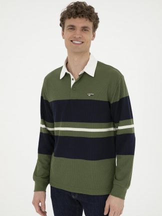 پولوشرت مردانه سبز یو اس پولو