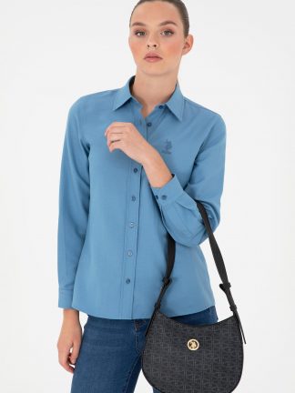 کیف زنانه مشکی یو اس پولو