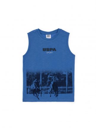 تی شرت پسرانه نیلی یو اس پولو