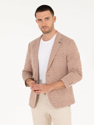 کت مردانه آجری پیرکاردین