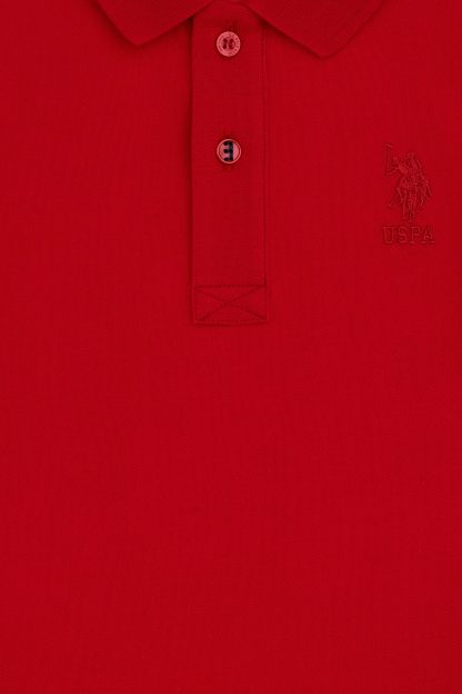 پولوشرت پسرانه قرمز یو اس پولو