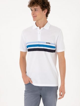 پولوشرت مردانه سفید یو اس پولو
