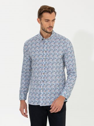 پیراهن مردانه بژ پیرکاردین