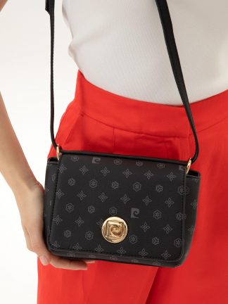 کیف دوشی زنانه مشکی پیرکاردین