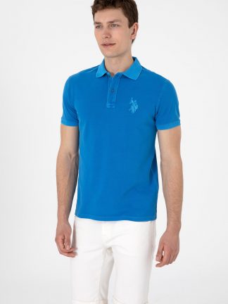 پولوشرت مردانه آبی کوبالت یو اس پولو
