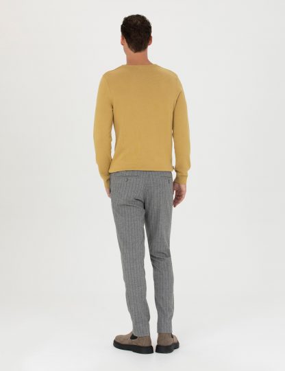 شلوار پارچه ای مردانه خاکستری پیرکاردین