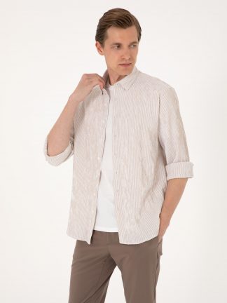 پیراهن مردانه بژ پیرکاردین