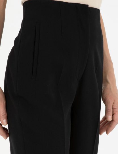شلوار پارچه ای زنانه مشکی پیرکاردین