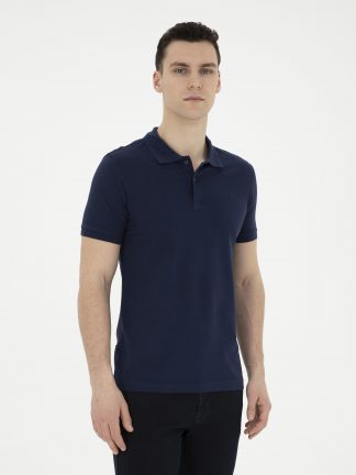 پولوشرت مردانه سرمه ای پیرکاردین