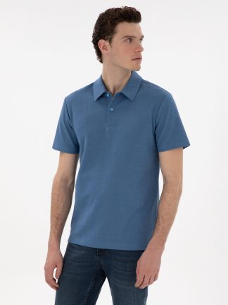 پولوشرت مردانه آبی پیرکاردین