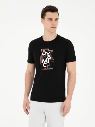 تی شرت مردانه مشکی پیرکاردین