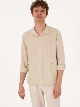 پیراهن مردانه طوسی یو اس پولو