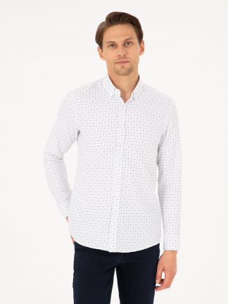 پیراهن مردانه نیلی پیرکاردین