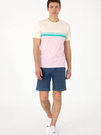 شلوارک مردانه آبی یو اس پولو