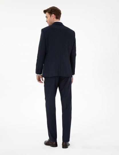 کت و شلوار مردانه سرمه ای پیرکاردین