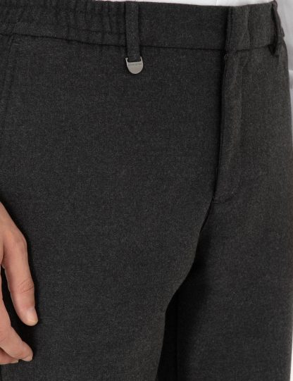 شلوار پارچه ای مردانه خاکستری تیره پیرکاردین