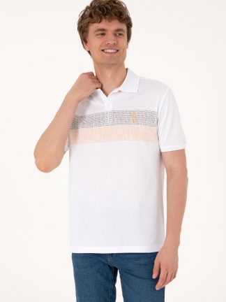 پولوشرت مردانه خاکی روشن یو اس پولو