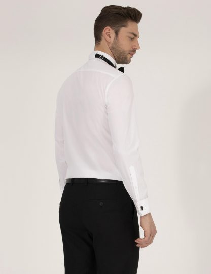 پیراهن رسمی مردانه سفید پیرکاردین