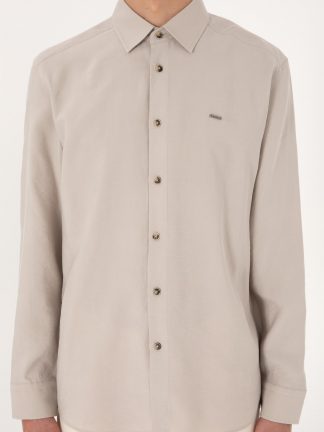 پیراهن مردانه طوسی یو اس پولو