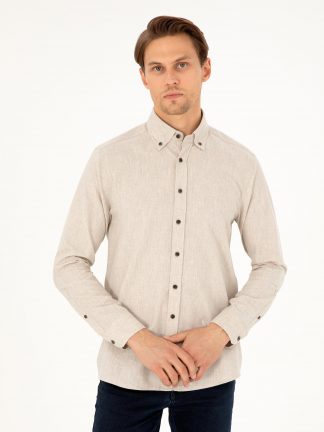 پیراهن مردانه بژ پیرکاردین