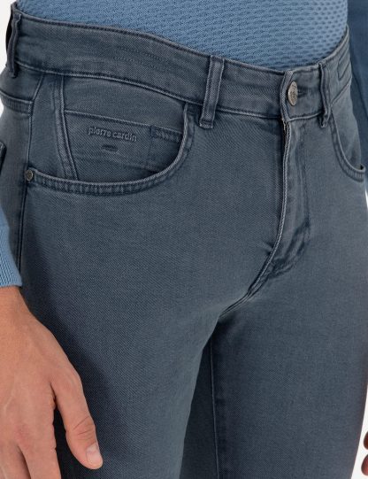 شلوار جین جذب مردانه خاکستری پیرکاردین