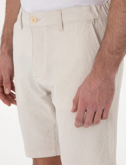 شلوارک مردانه بژ پیرکاردین