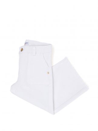 شلوار کتان دخترانه سفید یو اس پولو