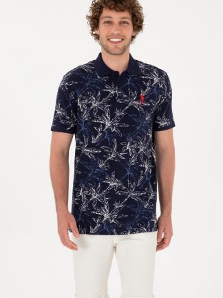 پولوشرت مردانه سرمه ای یو اس پولو