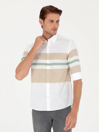 پیراهن مردانه بژ پیرکاردین