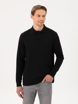 سویشرت مردانه مشکی پیرکاردین