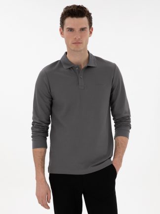 سویشرت مردانه خاکستری پیرکاردین