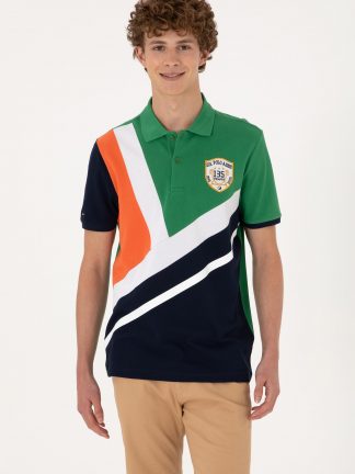 پولوشرت مردانه سبز یو اس پولو